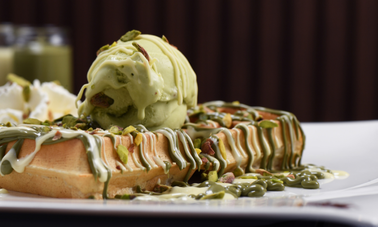 Pistachio Waffle